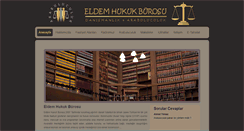 Desktop Screenshot of eldemhukuk.com